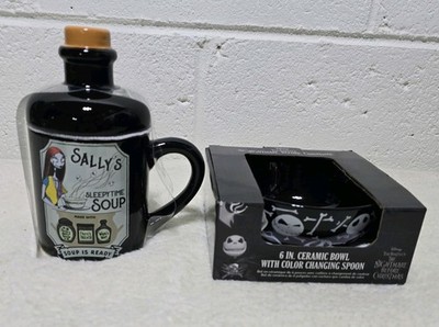 Nightmare Before Christmas SALLY Potion Mug 20oz Sleepy Time Soup Spoon Bowl Set