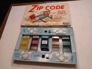 Vintage 1964, Lakeside, Zip Code Game, Lifetime Games, #8311, Very Rare