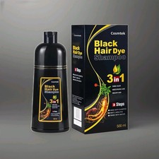 NEW Hair Dye Shampoo 3 in 1 Shampoo Instant Shine Herbal Ingredients From US