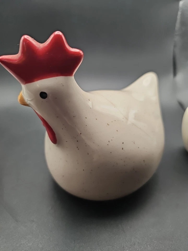 Decoración de estatuilla de pollo de porcelana - La Dolce Vita - Colección gallina  Foto 2 de 4