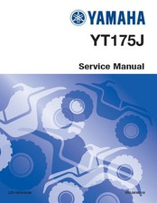 Yamaha YT175 J Tri Moto 1982 1983 1984 1985 Repair Service Manual Paperback Book
