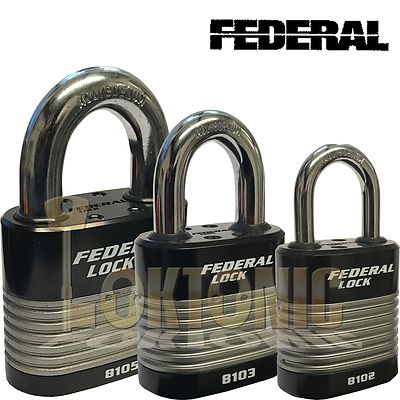 Federal Hochsicherheit wiederverschlüsselbar Van Schuppen Garage Stahl Vorhängeschloss FD8100 Serie