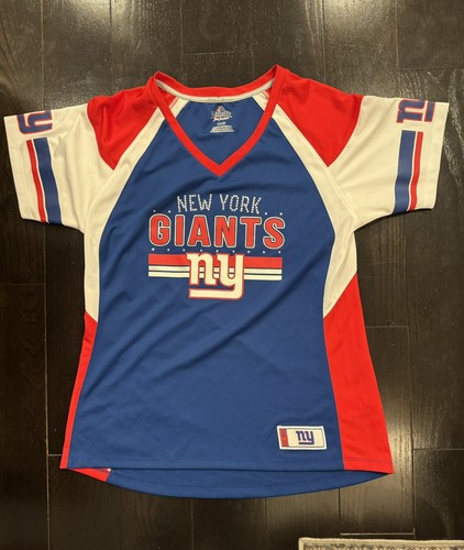 NFL New York Giants Majestic Damen Trikot Gr. XLDiamond Studded Bling Fancy Used