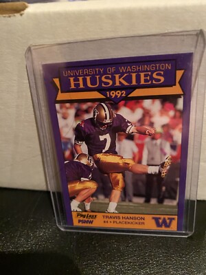 1992 Payless / Prime Sports Wahsington Huskies Travis Hanson 