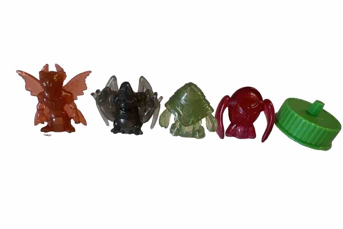 BEN 10  Transforming Alien Rocks Mini-figures 2006 Rare 4 Mini Figures Lot