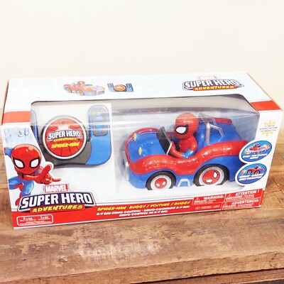 Remote Control Marvel Super Hero Adventures Spiderman Buggy Car RC 