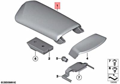 Genuine OEM Console Armrest for BMW 51169181210 for sale online | eBay