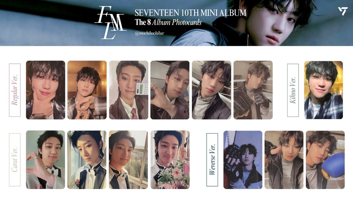 SEVENTEEN THE8 ラキドロ FML THE8 SEVENTEEN - FML - Normal CARAT Weverse kihno kit