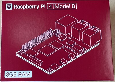 New Raspberry Pi 4B Computer, 8 GB RAM