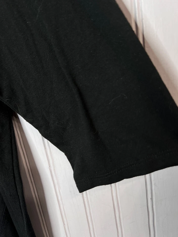 Serena Williams Signature Mujer TOP 1X Negro Clásico Esencial Túnica Generosa Foto 4 de 4