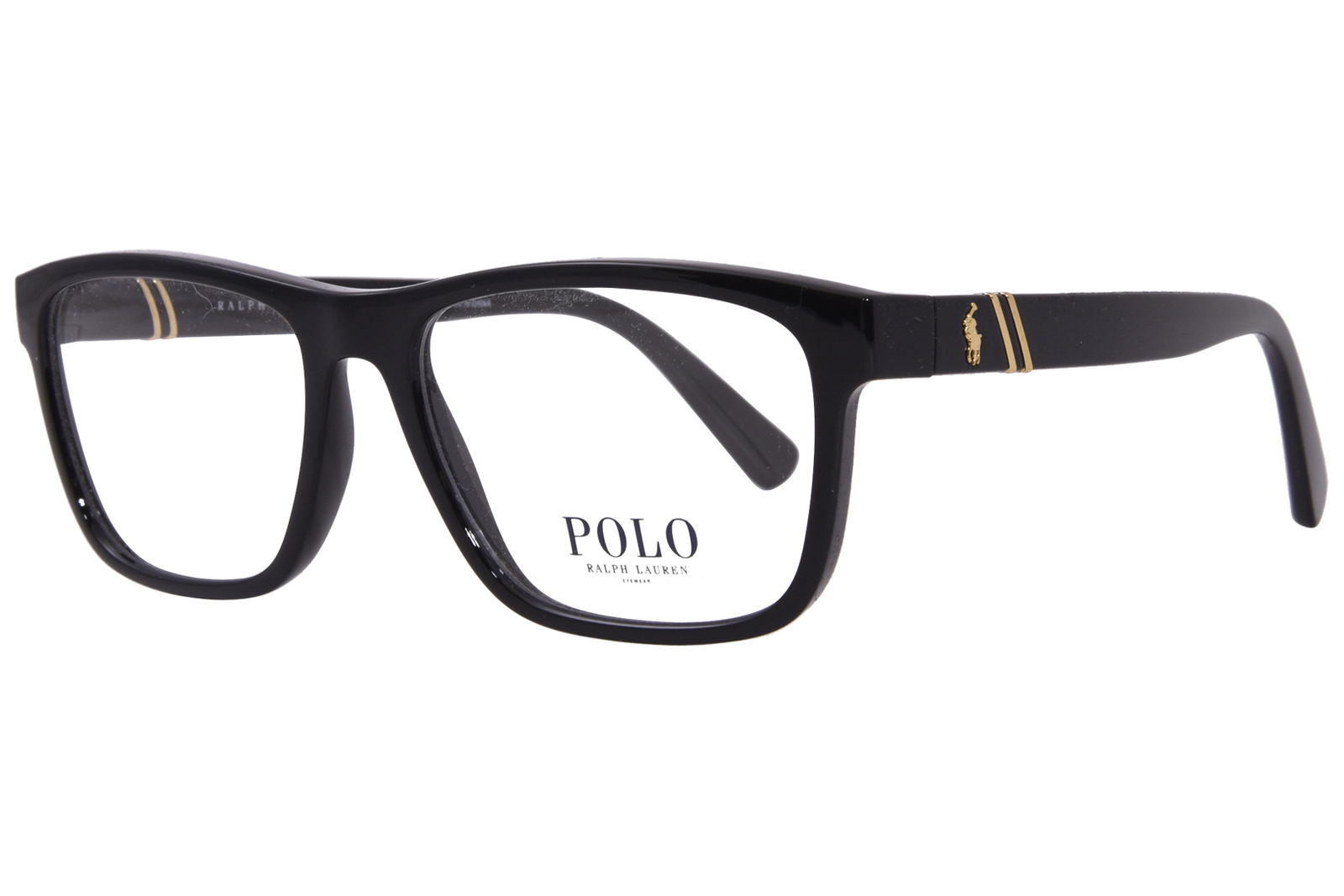 Polo Ralph Lauren PH2230 5001 Eyeglasses Frame Men's Shiny Black Full Rim 56mm