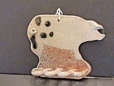 Rare Monroe Pottery PIG PIGS 4 Toothbrush Holder Maine Salt Works 5"x 6"