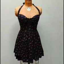 Guess Navy Floral Elasticized Back Sundress/Size 7