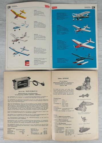 GRAUPNER - COPPIA CATALOLOGHI - 1967/68 - AEROMODELLISMO - Foto 2 di 2