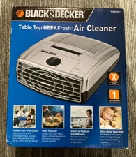 Black & Decker Tabletop HEPA Air Cleaner Model BXAP041 (New in Box)