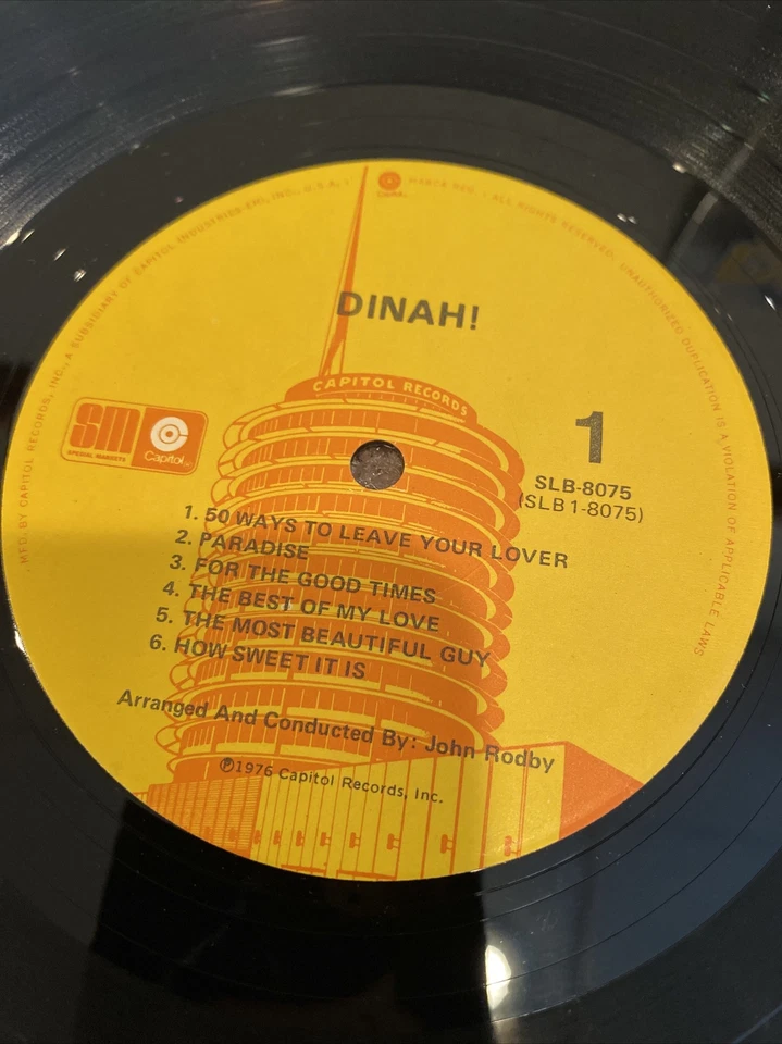 33 rpm vinyl dinah! 1976 — 第 3/4 张图片