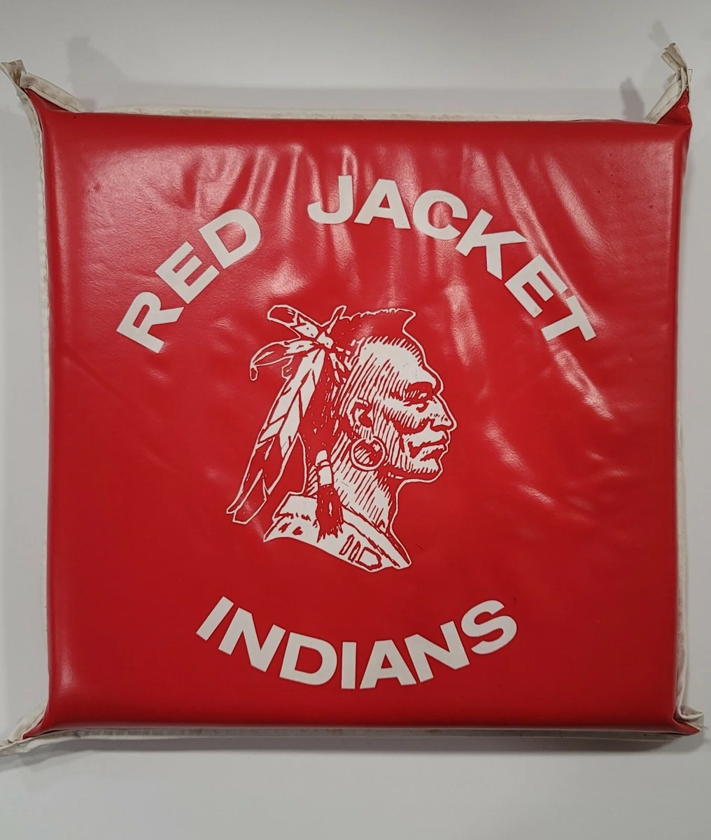Vintage Red Jacket Indians High School NY Seat Cushion eBay