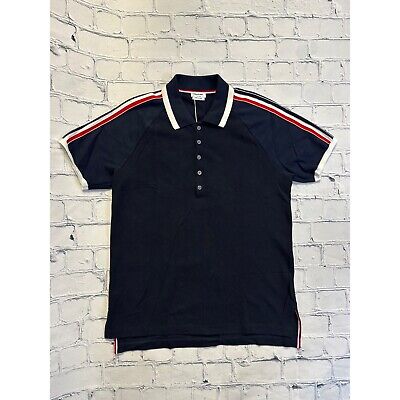 Thom Browne New York Short Raglan Sleeve Polo in classic Thom Browne New York Short Raglan Sleeve Polo in classic