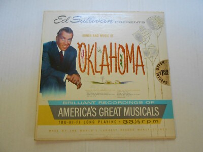 Ed Sullivan Presents Songs & Music of Oklahoma/LP/NationalAcademyRecordClub 1959