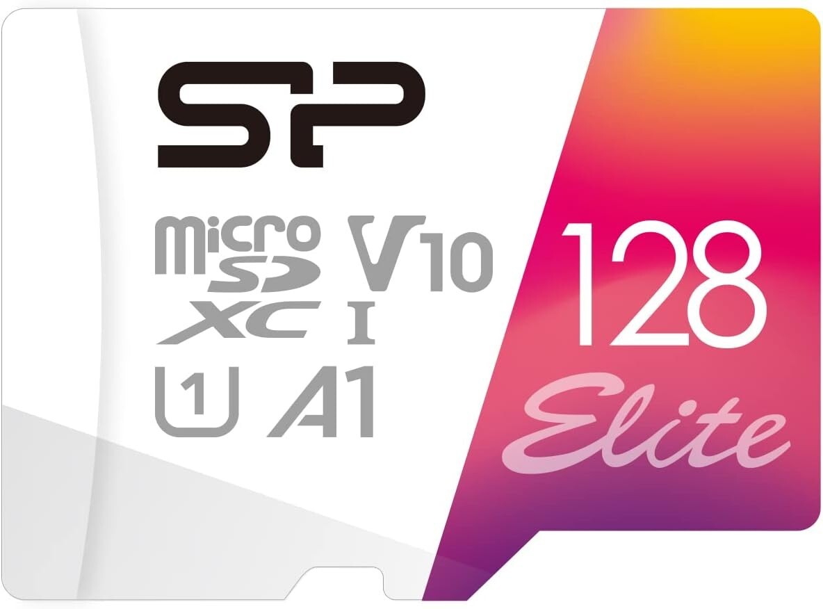Silicon Power Elite 128GB microSDHC/SDXC_Colorful Memory Card