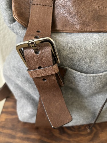 Brunello Cucinelli Backpack Men Calfskin/Flannel EUC - Picture 4 of 15