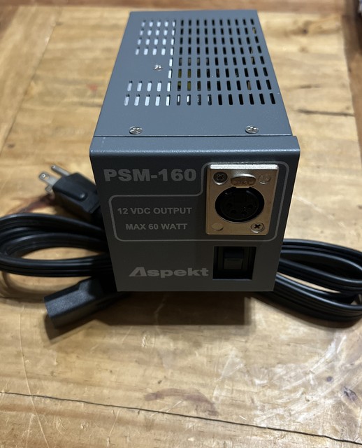 Aspekt PSM 160 12V DC 4 Pin XLR Camera Power Supply (IDX IA-60a Equivalent) Aspekt PSM 160 12V DC 4 Pin XLR Camera Power Supply (IDX IA-60a Equivalent)