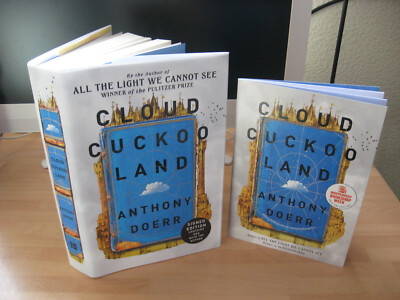 Anthony Doerr Cloud Cuckoo Land Signed 1st & rare sampler Pulitzer Prize winner