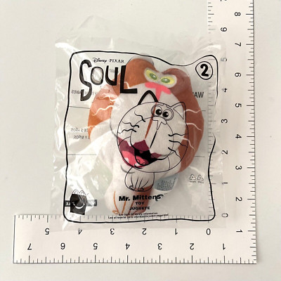 Disney Pixar Soul Mr Mittens Cat Plush stuffed toy McDonald Happy Meal Toy 2020