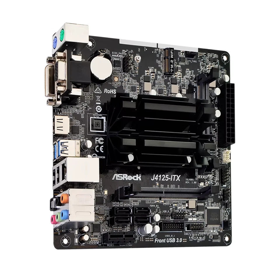 ASROCK J4125-ITX BOX Mini-ITX Mainboard mit Quad-Core Prozessor - Bild 2 von 4