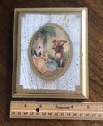 Vintage Italian Florentine Gold Gilt Wall Plaque Courting Couple Made In Italy — photo 6