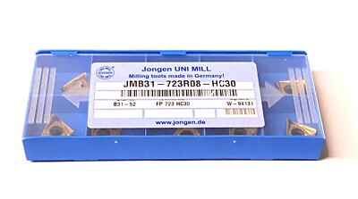 10st JONGEN Reversible Plates FP 723 HC30 Reversible Cutting Plates JMB31-723R08-HC30