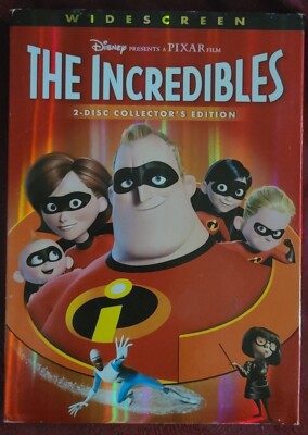 Disney Pixar The Incredibles DVD (2004) Widescreen USED Very Good Condition