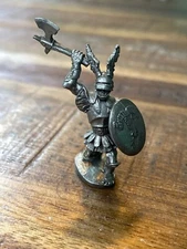 Anti-Paladin with Axe TTRPG Tabletop Pewter Miniature  Ral Partha D&D 6801