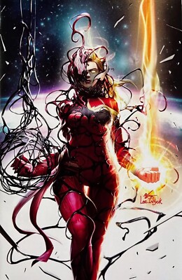 Captain Marvel #8 InHyuk Lee Exclusive Virgin Variant Venomized 1st Star NM
