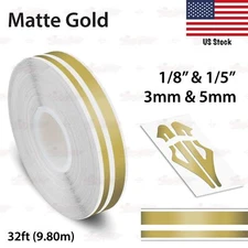 1/8" & 1/5" PIN STRIPES Car Motorcycle Truck Twin Lines TAPE Vinyl Stickers