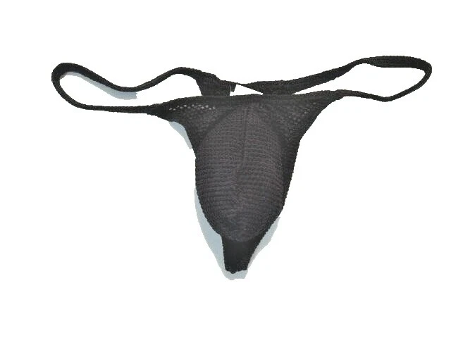 Ropa Interior Negra de Nylon para hombres