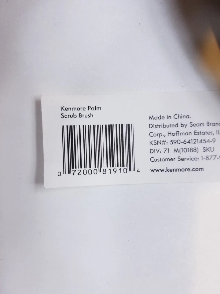 PALM SCRUB BRUSH for Grill Cleaning - NEW! Kenmore 71-10188 - Image 4 of 4