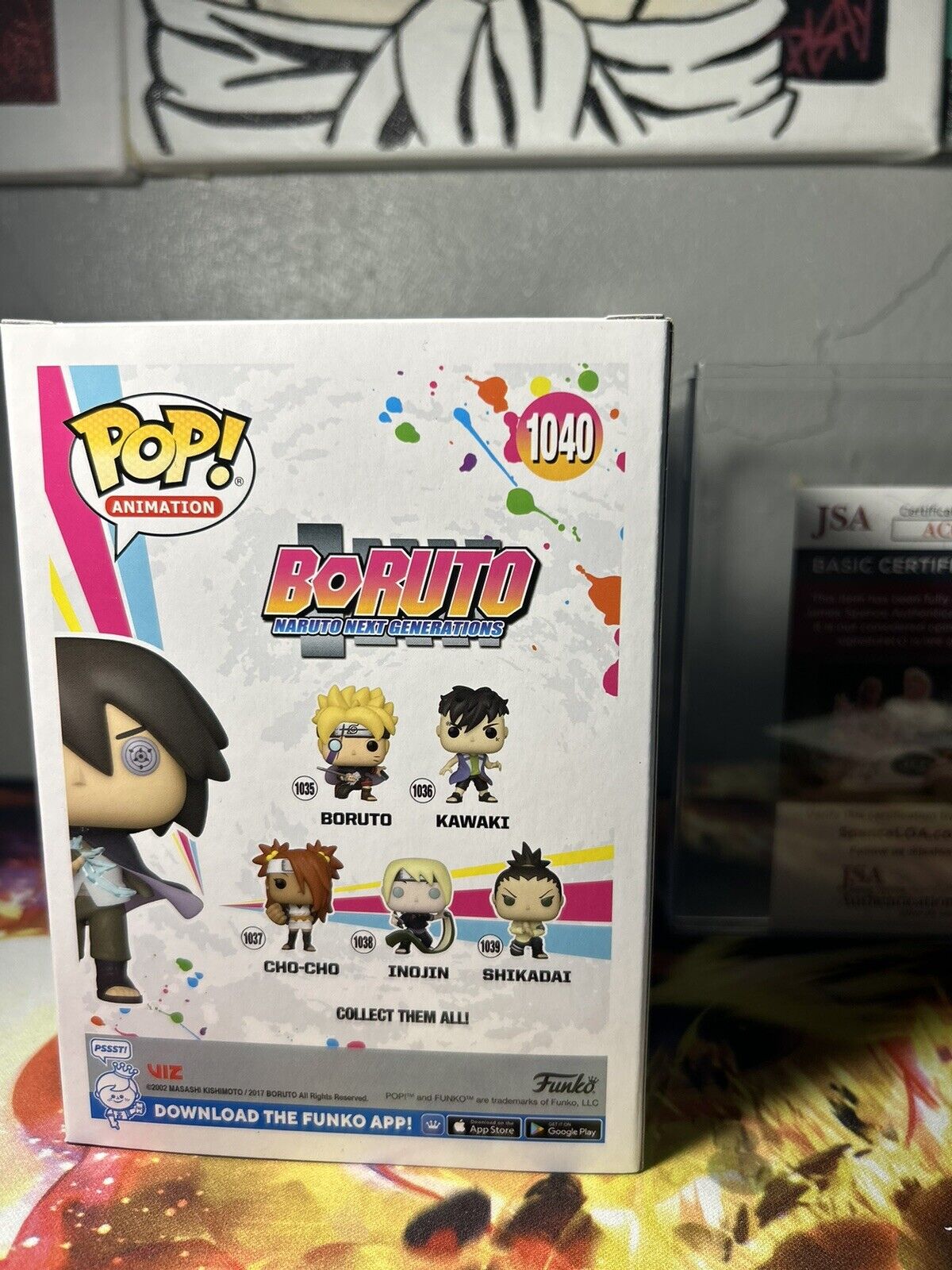 Funko POP! Sasuke Boruto: Naruto the Next Generation #1040 [Chalice Co