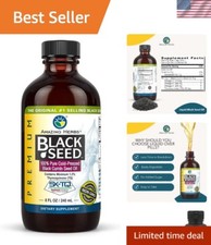 Premium Black Seed Oil - Cold Pressed Nigella Sativa for Optimal Health 8 Fl Oz