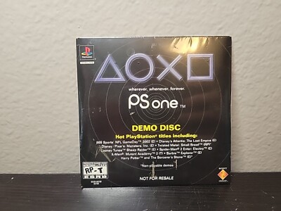 PSone Demo Disc Playstation One PS1 Sealed Twisted Metal Spider-man X-Men Sealed