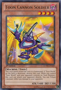 Toon Cannon Soldier - LCYW-EN109 - Rare - Unlimited Edition x1 - Near Mint