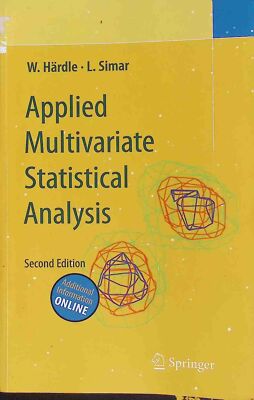 Applied Multivariate Statistical Analysis Härdle, Wolfgang and Leopold S 2144868