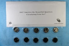2017 P&D ATB Quarters National Parks circulating Mint Set