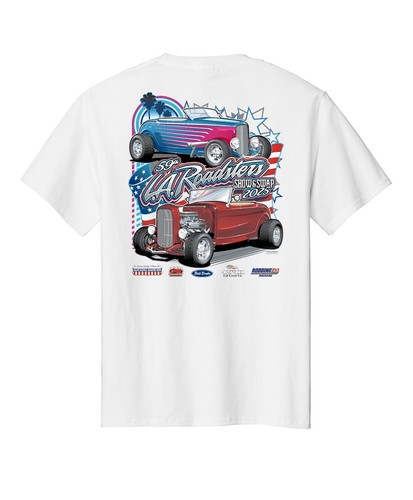 LA Roadsters 2025 Official White Tee Shirt
