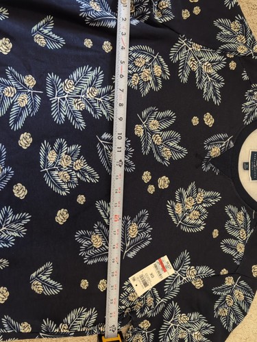 Karen Scott Plus Size 0X Printed Sweatshirt, Intrepid Blue - Picture 2 of 3