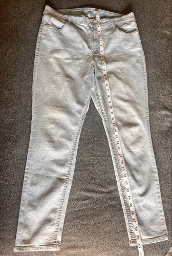Old Navy Super Skinny Ankle High Rise Jeans Damen Gr. 14 hellblaue Waschung - Bild 4 von 7
