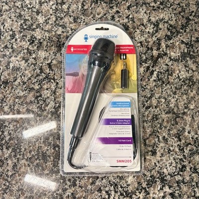 Wired Unidirectional Dynamic Microphone with 3.5mm Adapter