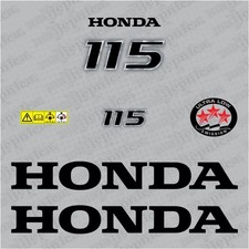 Fits Honda 115hk / 115 Utombordare (2017)   Dekaler Sticker Set