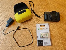 SONY RX100 VII CAMERA BOUGHT JAN 2026 INCL 2ND BATTERY 256GB SD CARD + SOFT CASE