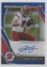 2021 Panini Prizm Draft Picks Blue 124/149 Cary Angeline #DPA-CAN Auto 1u6